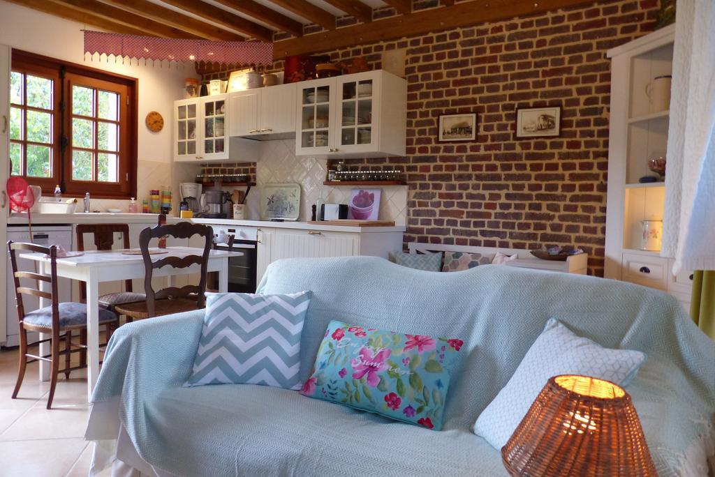La Flore De Lys, Cottage Ideal Pour 2 Adultes Et 2 Enfants Saint-Jouin-Bruneval Exterior foto